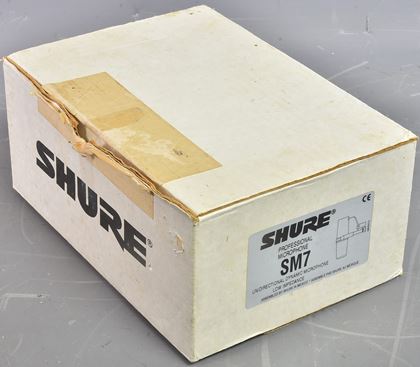 Shure-SM7 classic original dynamic, boxed